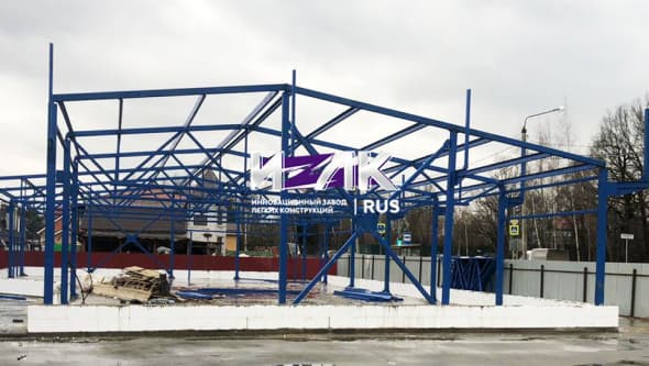 Здание торгового назначения 16 х 36 м. Серия: . Размеры: 16 х 36